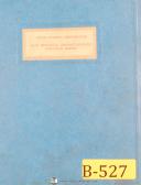 Boyar Schultz-Boyar Schultz 6 x 18, Hydraulic Surface Grinder, Operations Manual Year (1959)-6\" x 18\"-01